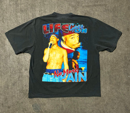 Vintage 1996 2 Pac No More Pain Memorial Shirt