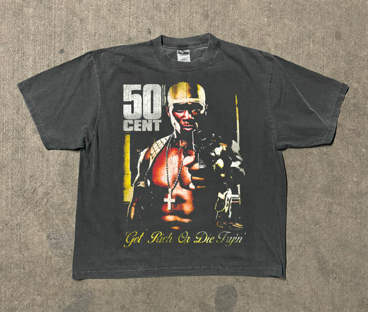 Vintage 2003 50 Cent Get Rich Or Die Trying Shirt