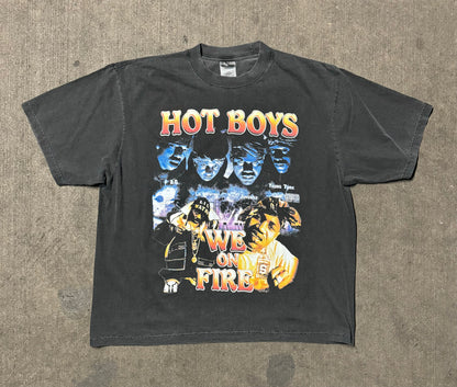 Vintage 1997 Hot Boys We On Fire shirt