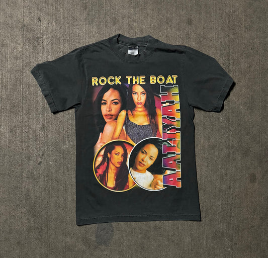Vintage 2001 Aaliyah Rock the Boat shirt