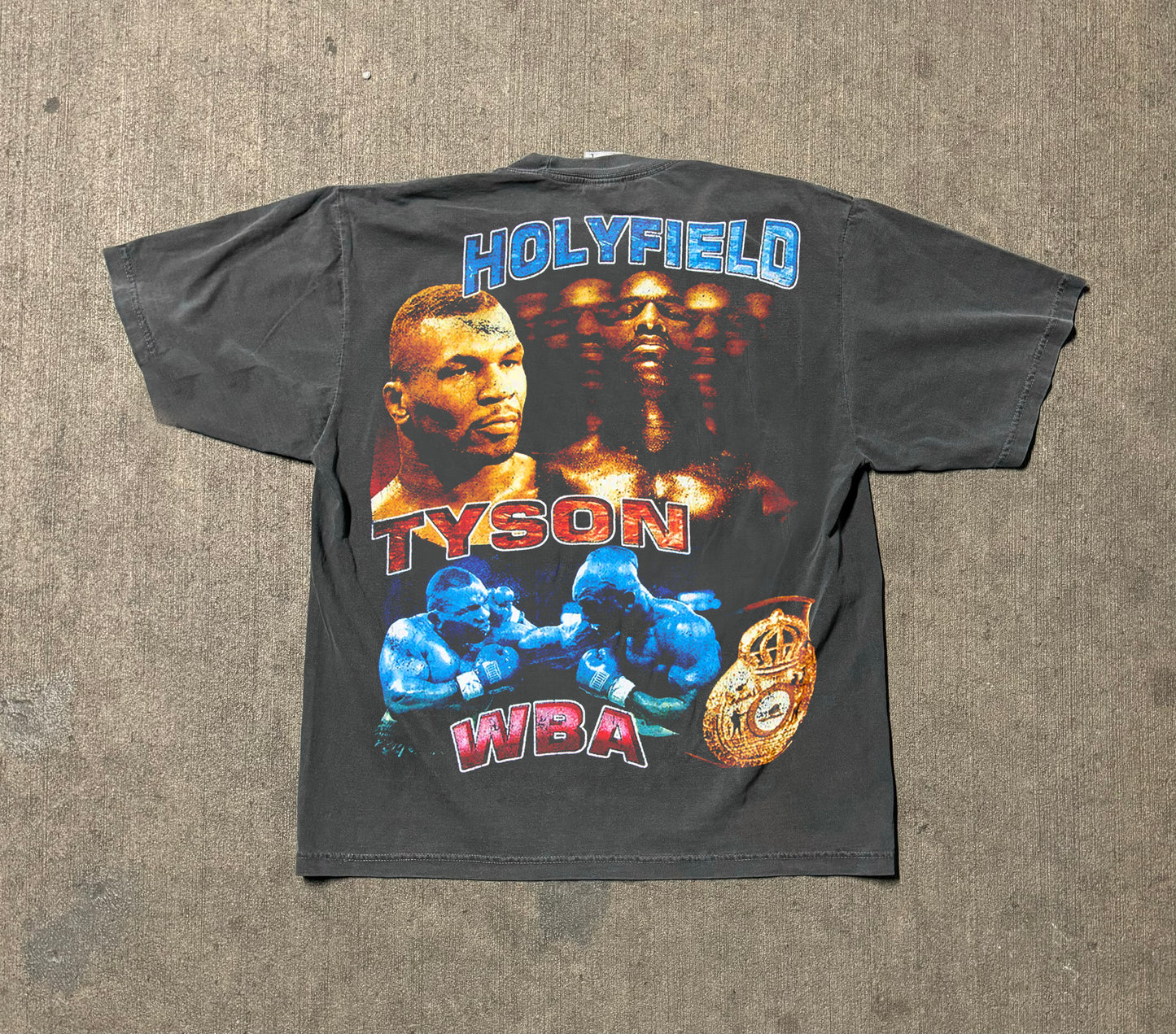 Vintage 1997 Tyson Holyfield 2 (II) Fight Shirt