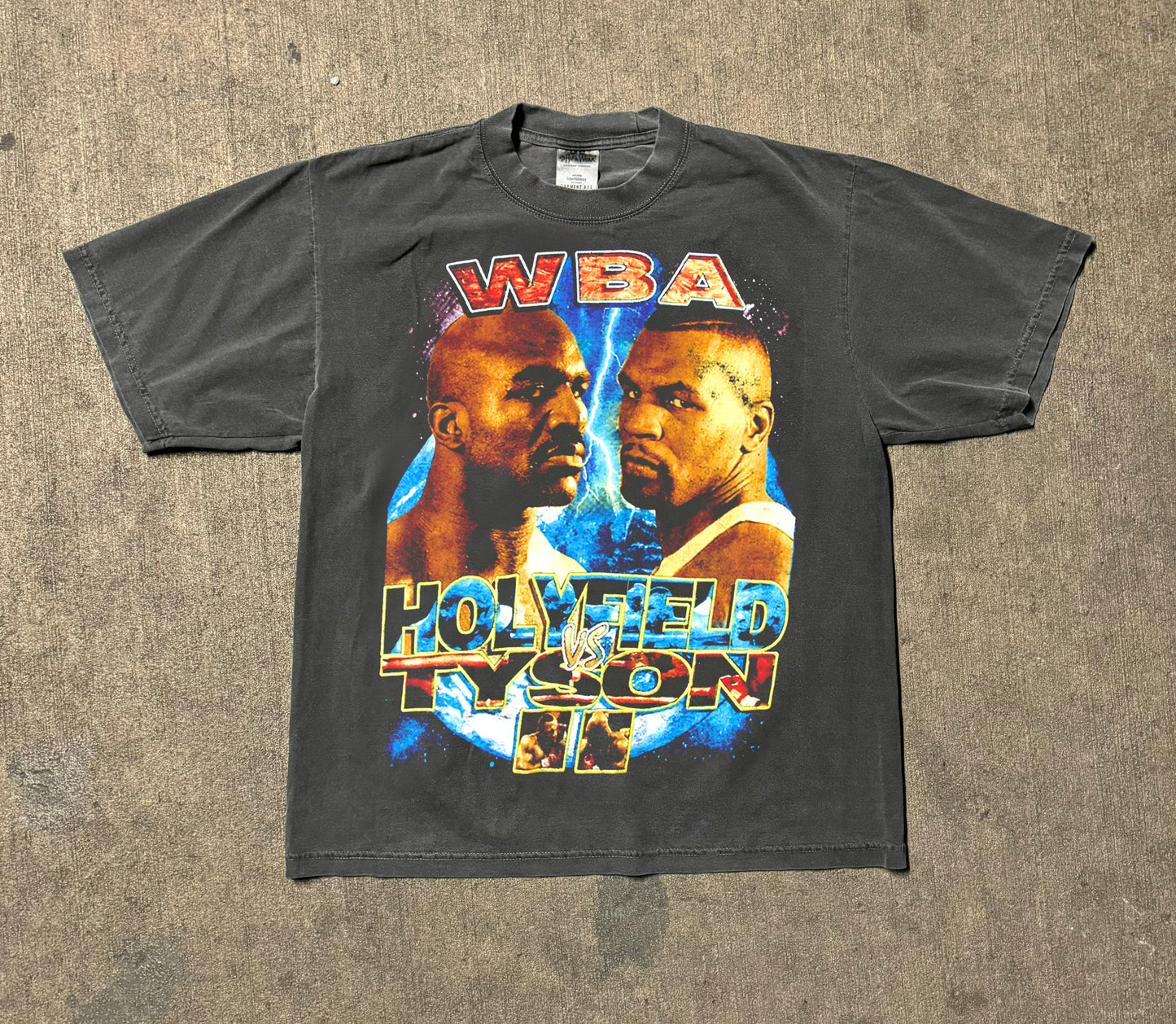 Vintage 1997 Tyson Holyfield 2 (II) Fight Shirt